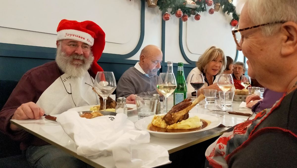 Ne rien faire au repas de noel